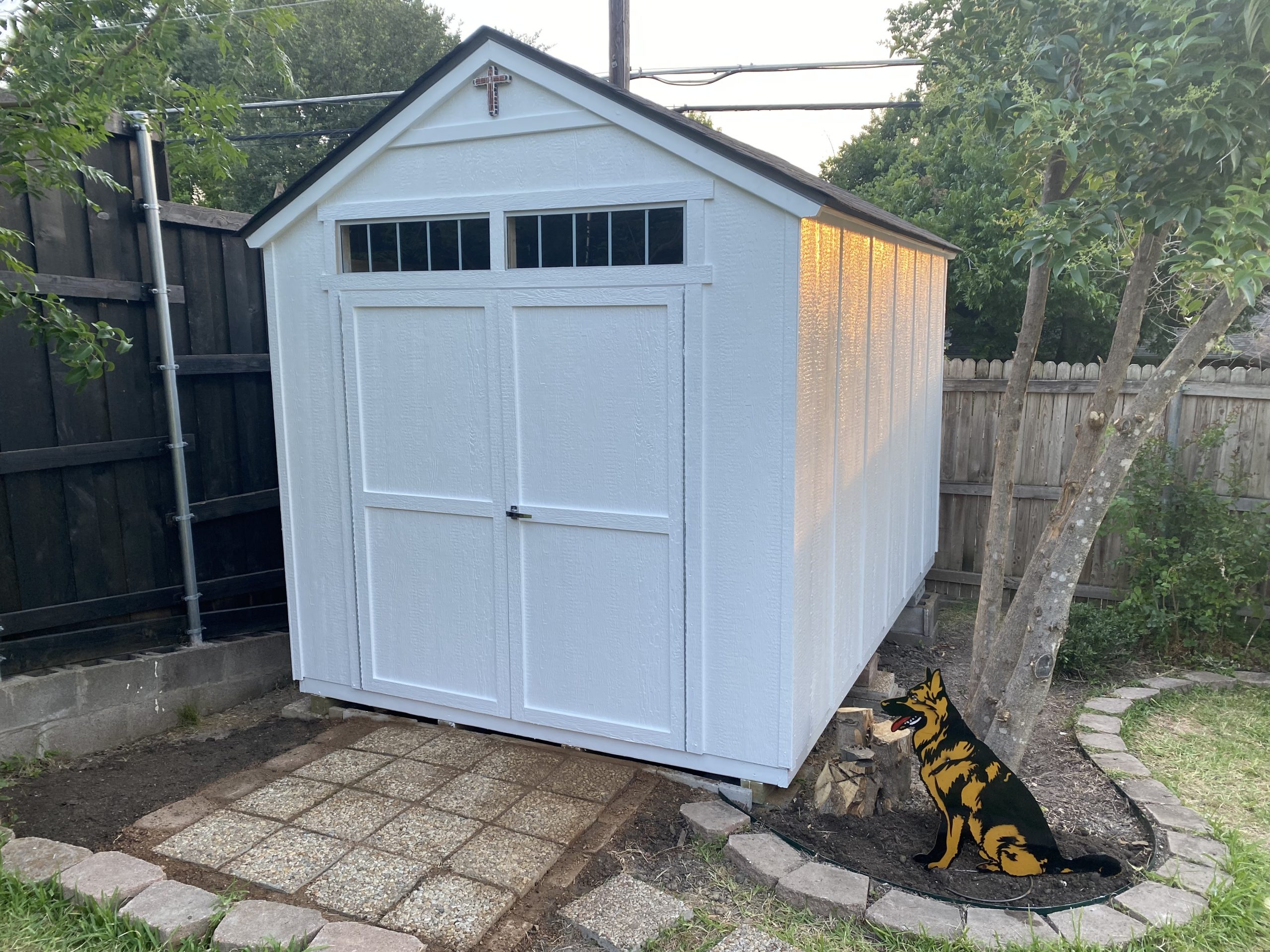Shed after Eagle Project